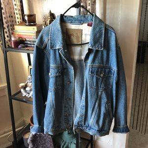 Oversized denim jacket